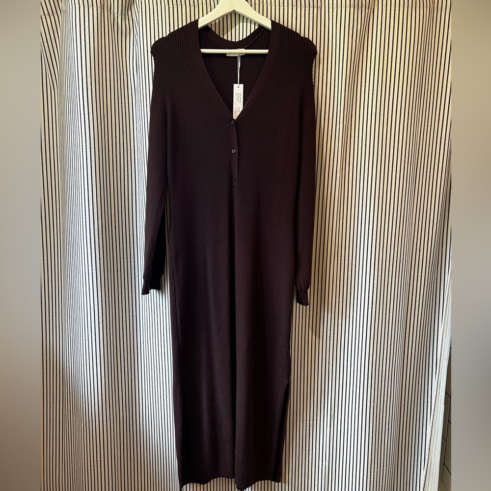 Gentle Fawn Long Sleeve Dress - Brown
